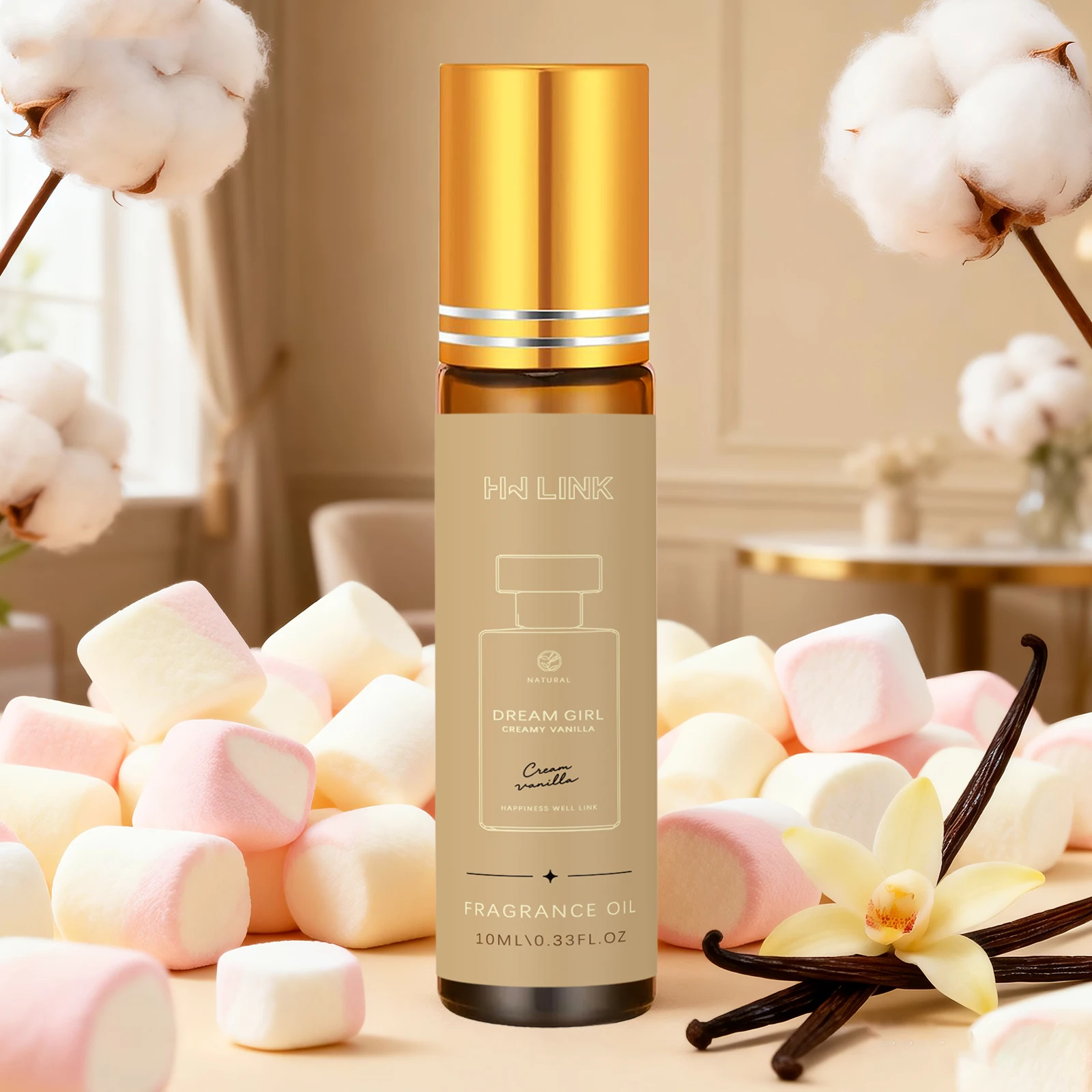 10ml Dream Girl Essential Oil Creamy Vanilla Roller Fragrance Oil For Diffuser Long Lasting Scent Candle Making Women Gift
10ml Dream Girl Essential Oil Creamy Vanilla Roller Fragrance Oil For Diffuser Long Lasting Scent Candle Making Women Gift