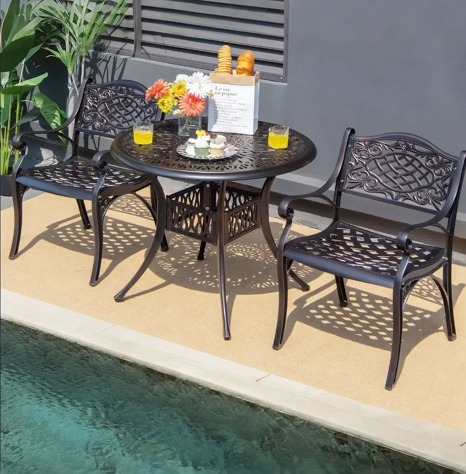#Outdoor Cast Aluminum Minimalist Foldable Dining Seat Home Courtyard Garden Waterproof Sun Protection Armrest Single Chair
#Outdoor Cast Aluminum Minimalist Foldable Dining Seat Home Courtyard Garden Waterproof Sun Protection Armrest Single Chair