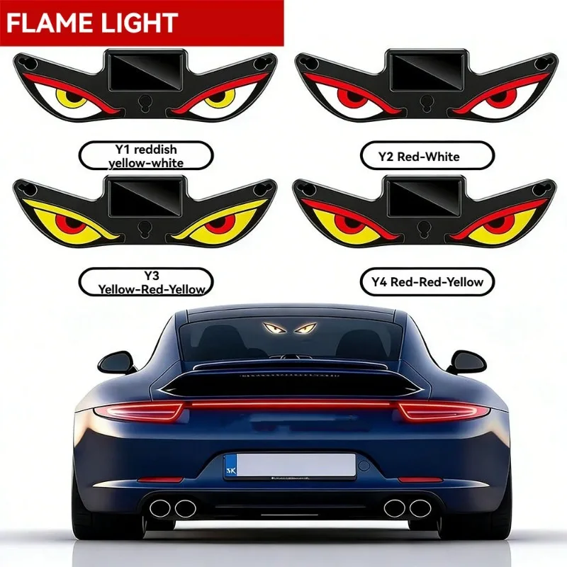 Car LED Devil Eyes Light Demon Eyes Headlight Windshield Window Anti Rear Collision Signal Flasher Tail Lamp Decoration Lights
Car LED Devil Eyes Light Demon Eyes Headlight Windshield Window Anti Rear Collision Signal Flasher Tail Lamp Decoration Lights