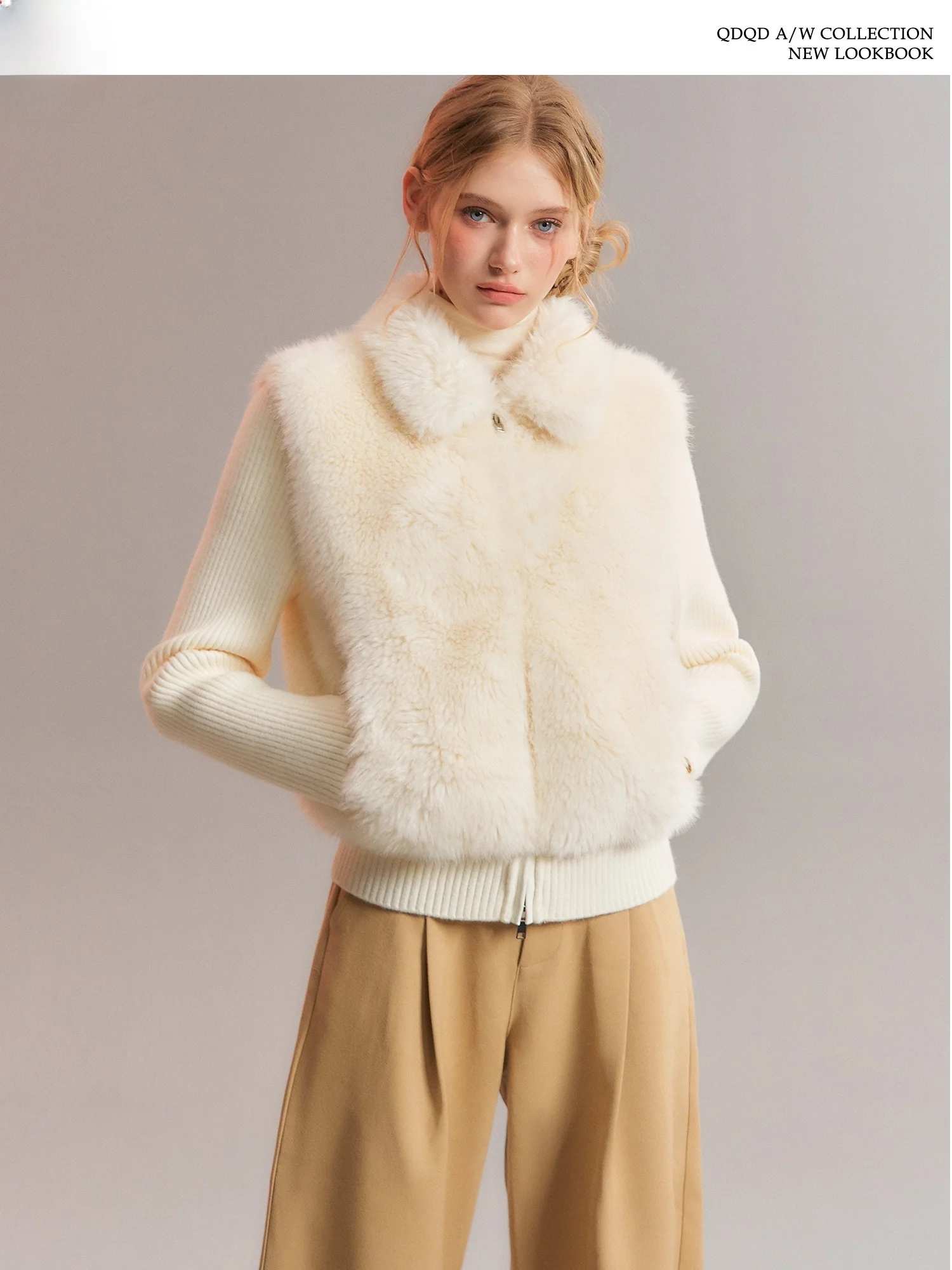 Ele Thiened Knitted Fur Coat White aggy Patchwork Design Autumn Winter New Sle Warmth Environmentally Friendly Leather
Ele Thiened Knitted Fur Coat White aggy Patchwork Design Autumn Winter New Sle Warmth Environmentally Friendly Leather
