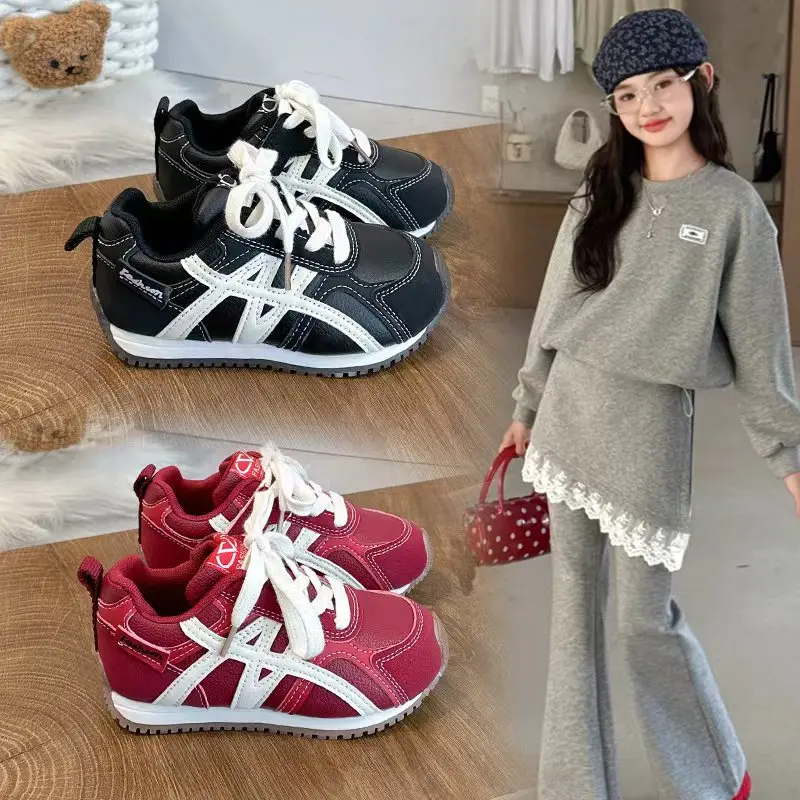 2025 Boys and Girls Soft Leather Mesh High Top Thick Bottom Sneakers Breathable Sports Shoes Height Casual Running Shoes
2025 Boys and Girls Soft Leather Mesh High Top Thick Bottom Sneakers Breathable Sports Shoes Height Casual Running Shoes