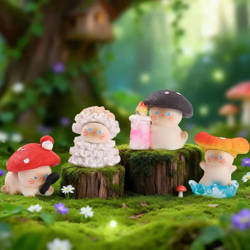 New Mushroom Cat Blind Box Fantasy Forest Cute Resin Figurine Office Desktop Decoration Creative Gift For Women Home Decor
New Mushroom Cat Blind Box Fantasy Forest Cute Resin Figurine Office Desktop Decoration Creative Gift For Women Home Decor