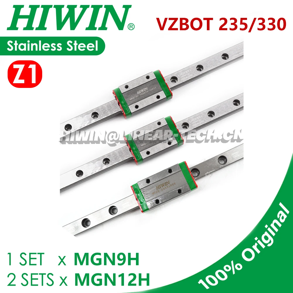HIWIN VZBOT 235 VZBOT 330 Линейная направляющая HIWIN MGN12H MGN9H 300 мм 400 мм Vz235 Vz330 Y X Линейная направляющая VzBot 3D-принтер Z0 Нержавеющая сталь
HIWIN VZBOT 235 VZBOT 330 Линейная направляющая HIWIN MGN12H MGN9H 300 мм 400 мм Vz235 Vz330 Y X Линейная направляющая VzBot 3D-принтер Z0 Нержавеющая сталь