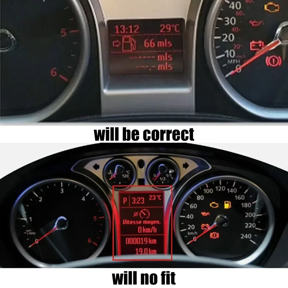 Car LCD Display Screen Instrument Cluster Dashboard 65mm*49mm For Ford Focus 2008-11 For C-Max 07-10 For Galaxy 06-12 For Kuga
Car LCD Display Screen Instrument Cluster Dashboard 65mm*49mm For Ford Focus 2008-11 For C-Max 07-10 For Galaxy 06-12 For Kuga