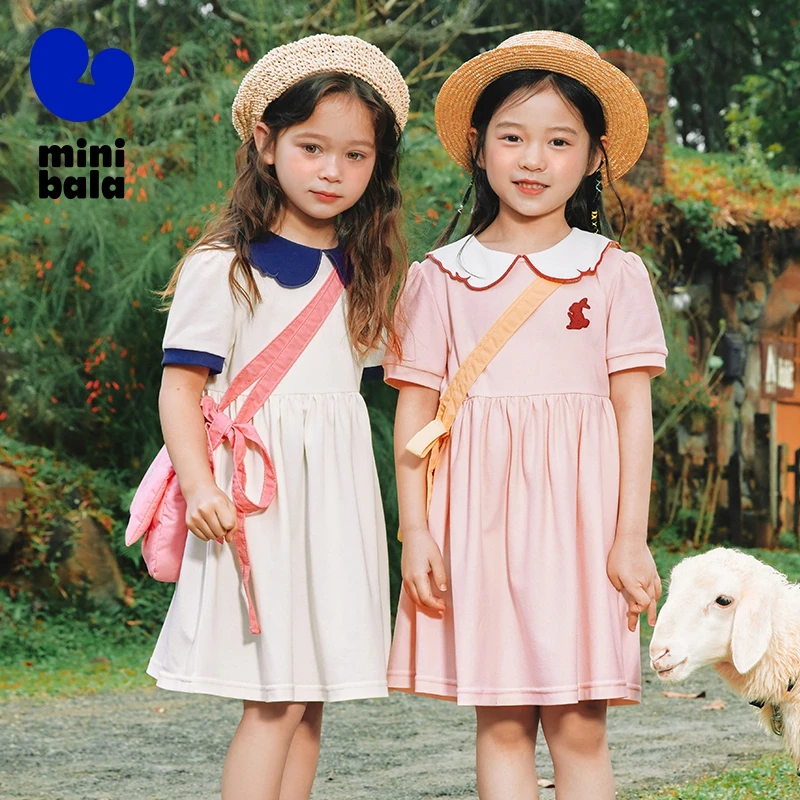 Mini Bala Dress Girls School Style Dress Baby 2024 New Summer Bubble Sleeve Princess Dress
Mini Bala Dress Girls School Style Dress Baby 2024 New Summer Bubble Sleeve Princess Dress