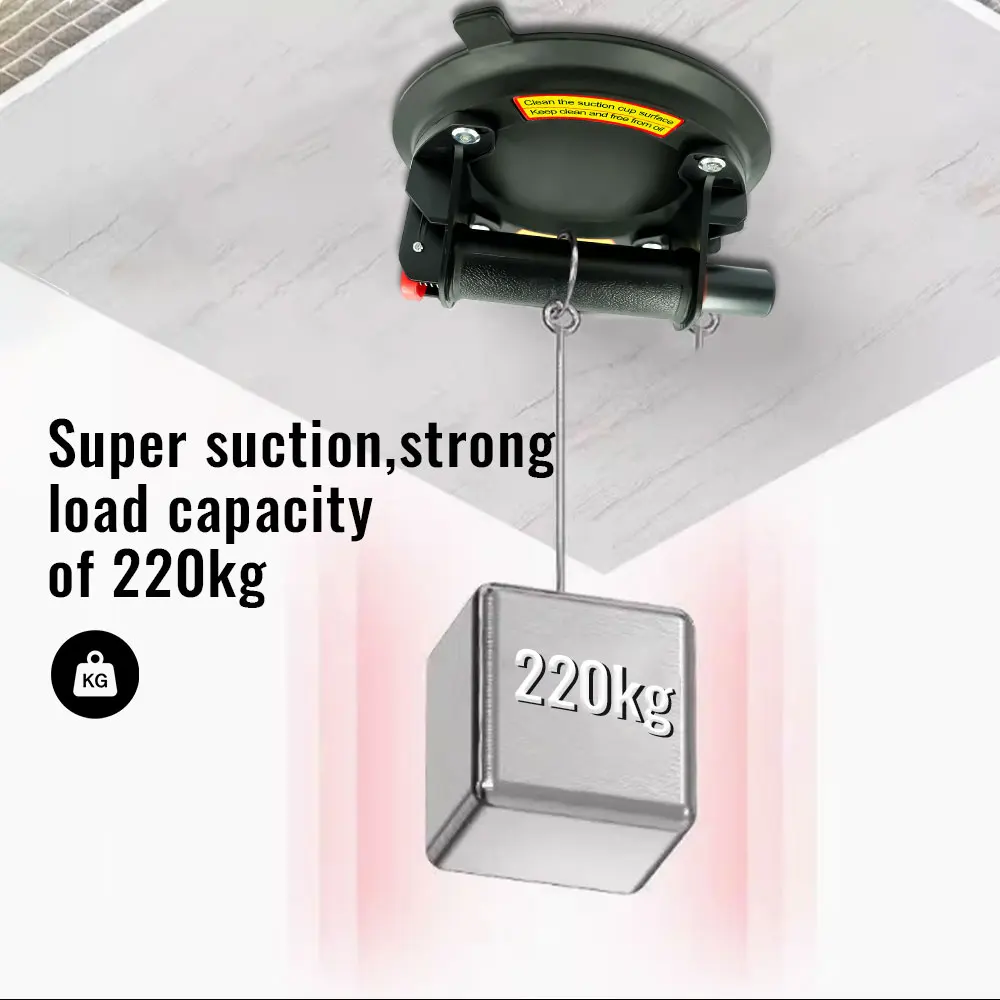 1PCS Vacuum Suction Cup 220kg Loading Capacity Heavy Duty Vacuum Spreader for Tile Adsorption Glass Granite Lifting 8 Inch Cup
1PCS Vacuum Suction Cup 220kg Loading Capacity Heavy Duty Vacuum Spreader for Tile Adsorption Glass Granite Lifting 8 Inch Cup