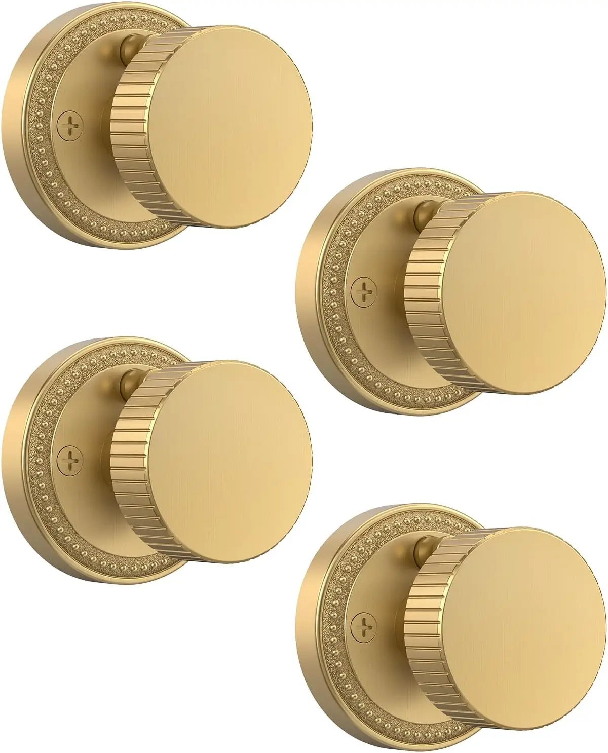 Champagne Bronze Privacy Door Knobs with Lock, 4-Pack Heavy Duty Interior Handles for Bedroom Bathroom Doors
Champagne Bronze Privacy Door Knobs with Lock, 4-Pack Heavy Duty Interior Handles for Bedroom Bathroom Doors