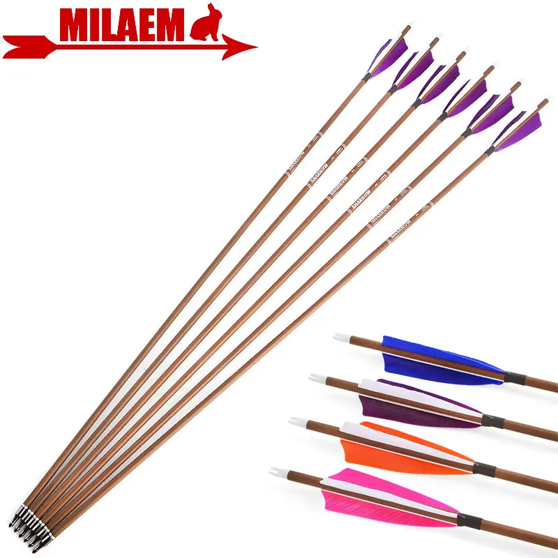 12pcs 32.67 Inch Pure Carbon Arrows Archery Spine 340/400/500/600 4" Turkey Feather ID6.2mm Bow Hunting Shooting Target Arrow
12pcs 32.67 Inch Pure Carbon Arrows Archery Spine 340/400/500/600 4" Turkey Feather ID6.2mm Bow Hunting Shooting Target Arrow