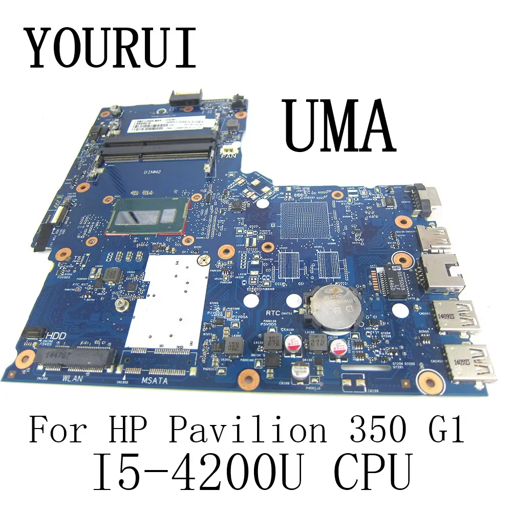For HP 350 G1 Laptop motherboard with I5-4200U CPU 6050A2608301 758029-001 Mainboard full test
For HP 350 G1 Laptop motherboard with I5-4200U CPU 6050A2608301 758029-001 Mainboard full test