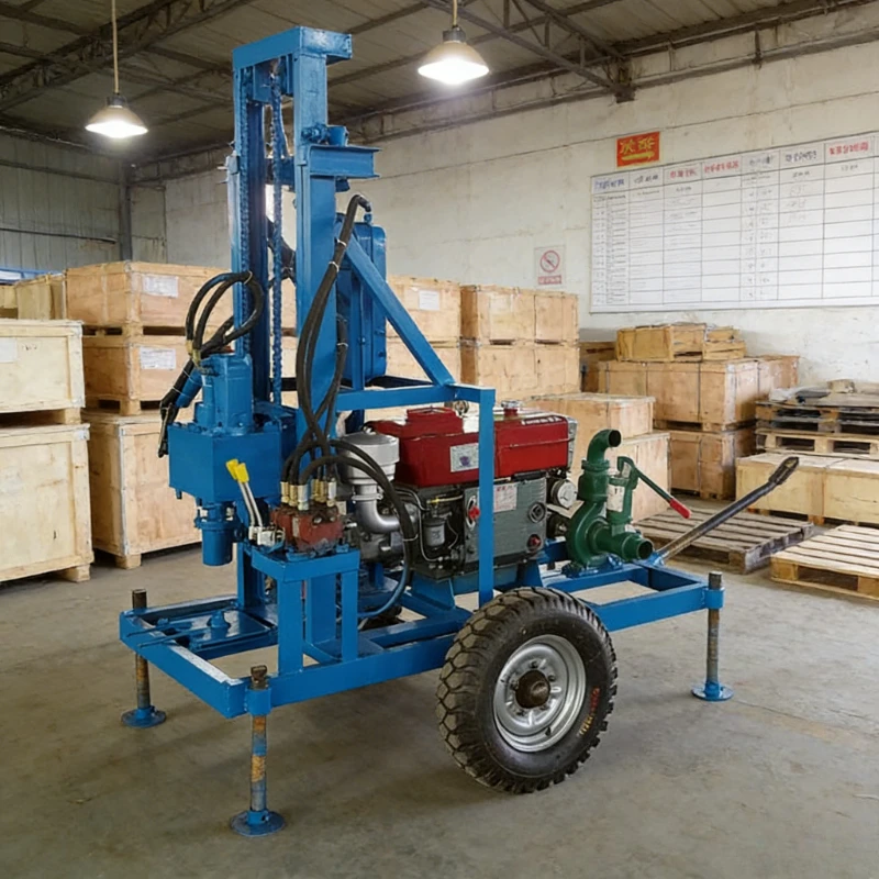 Trailer-Mounted Diesel Water Well Rig 50m-400m Depth Heavy-Duty Frame for Durability on Rough Roads
Trailer-Mounted Diesel Water Well Rig 50m-400m Depth Heavy-Duty Frame for Durability on Rough Roads
