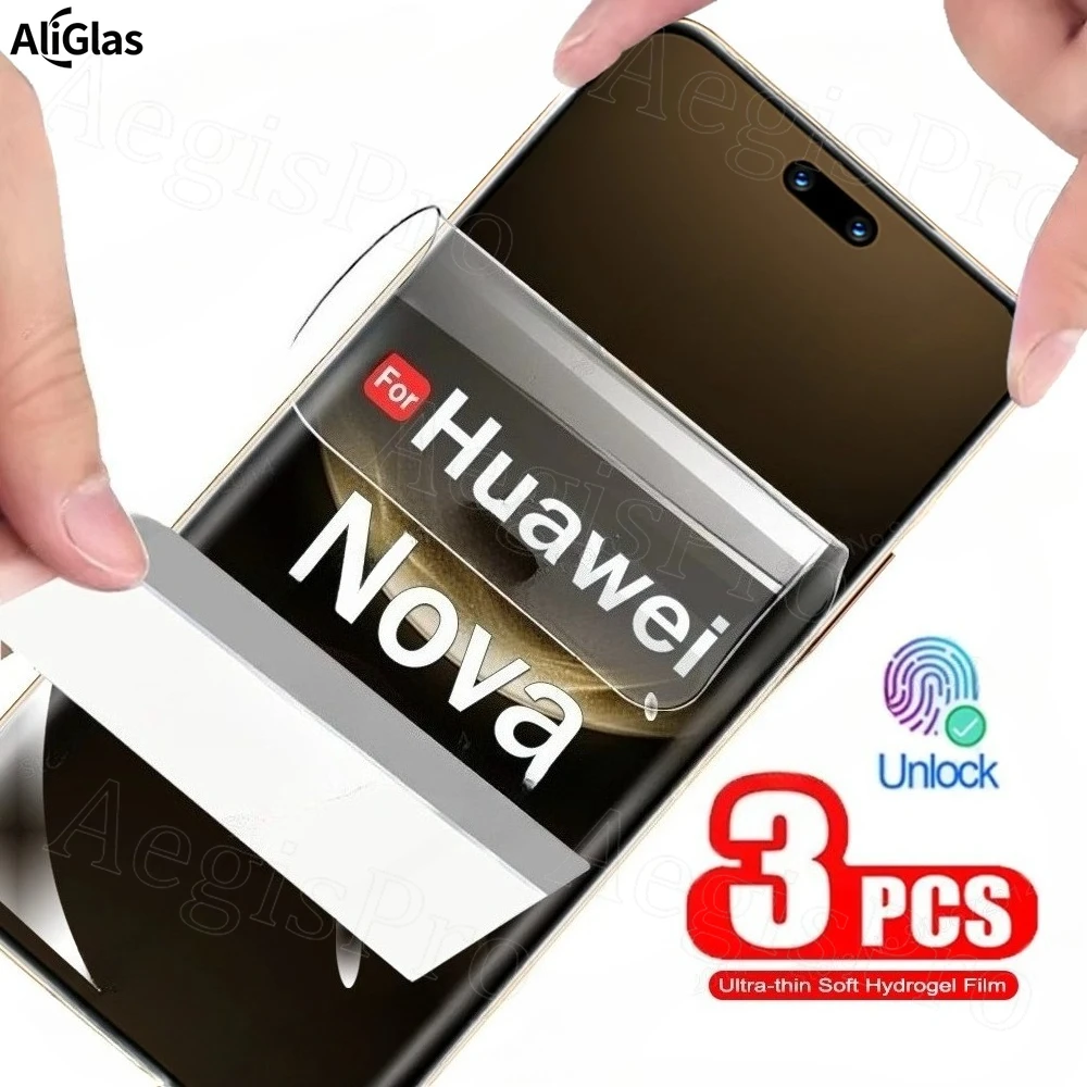 3PCS Slim Hydrogel Film for Huawei Pura 80 Ultra Mate 80 60 Screen Protectors for Huawei Nova 11 12 14 Ultra 13 14 Pro Soft Film
3PCS Slim Hydrogel Film for Huawei Pura 80 Ultra Mate 80 60 Screen Protectors for Huawei Nova 11 12 14 Ultra 13 14 Pro Soft Film