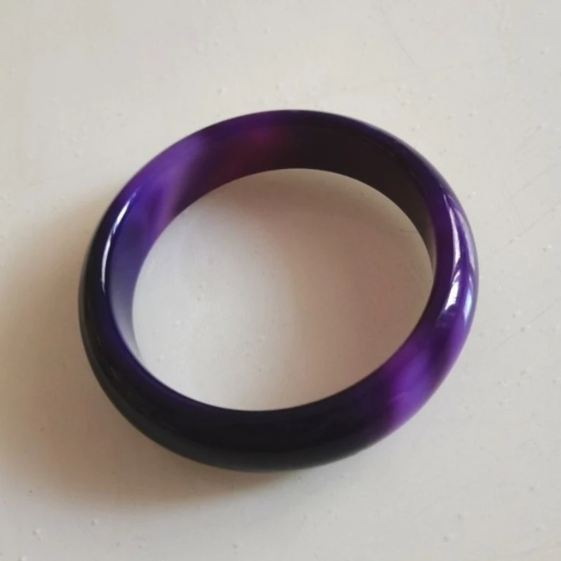 Natural Chalcedony Agate Purple Bracelet Women's Fashion Personalized Jade Bracelet
Natural Chalcedony Agate Purple Bracelet Women's Fashion Personalized Jade Bracelet