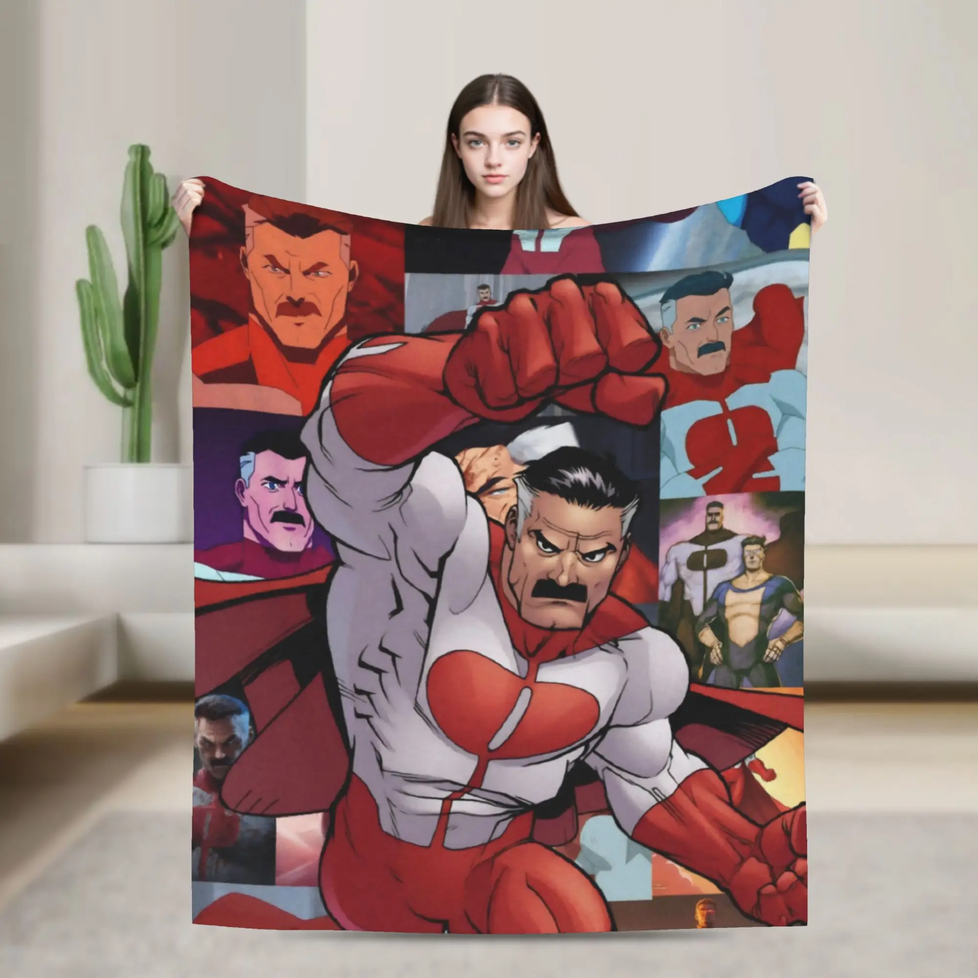 Invincible Omni Man Blanket Warm Comfortable Plush Bedding Throws For Bedroom Travel Office Flannel Bedspread Bed Cover
Invincible Omni Man Blanket Warm Comfortable Plush Bedding Throws For Bedroom Travel Office Flannel Bedspread Bed Cover