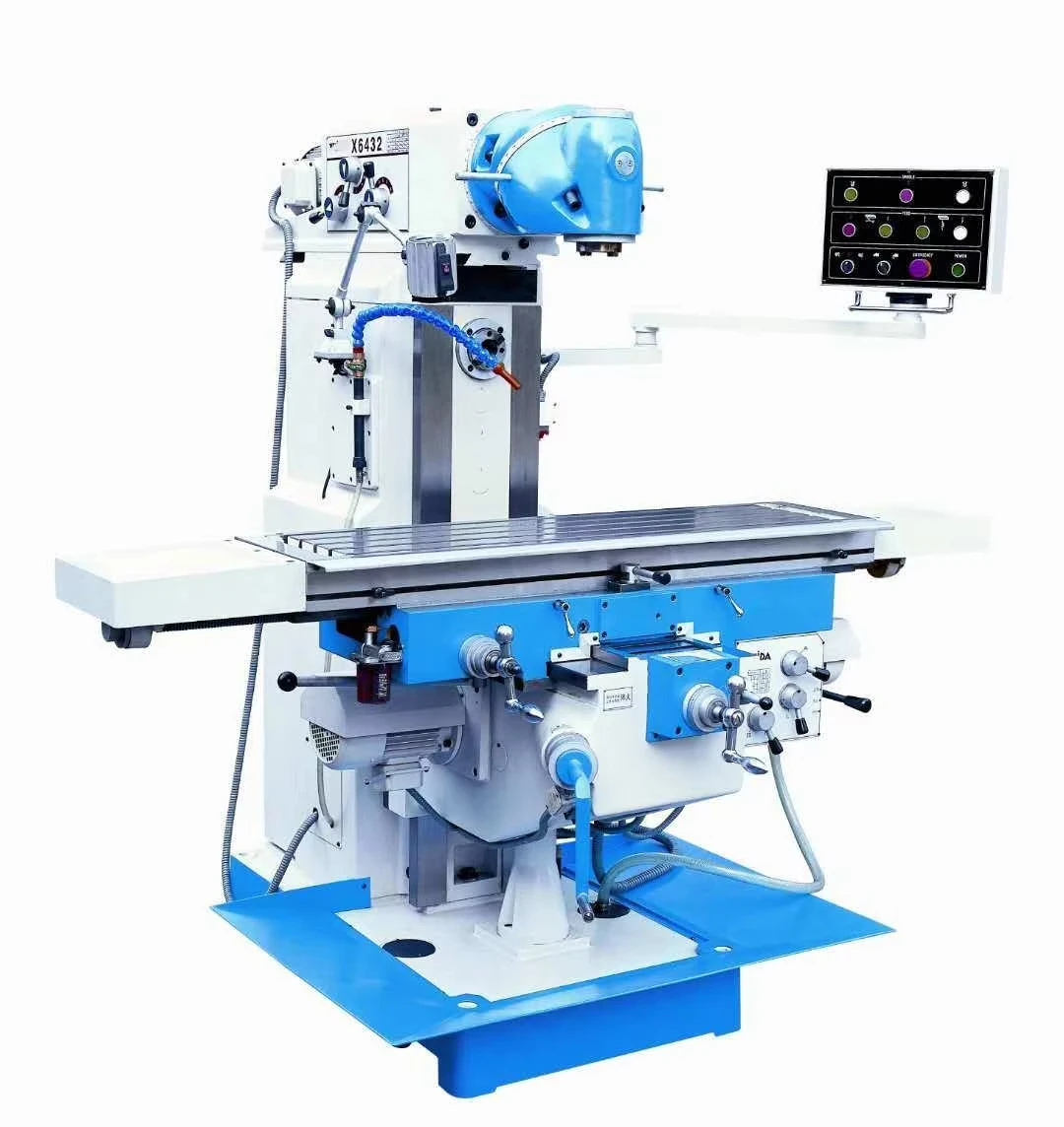 X6432 Digital Dro Milling Machine Variable Speed Horizontal Milling Machines Universal Swivel Head Milling Machine
X6432 Digital Dro Milling Machine Variable Speed Horizontal Milling Machines Universal Swivel Head Milling Machine