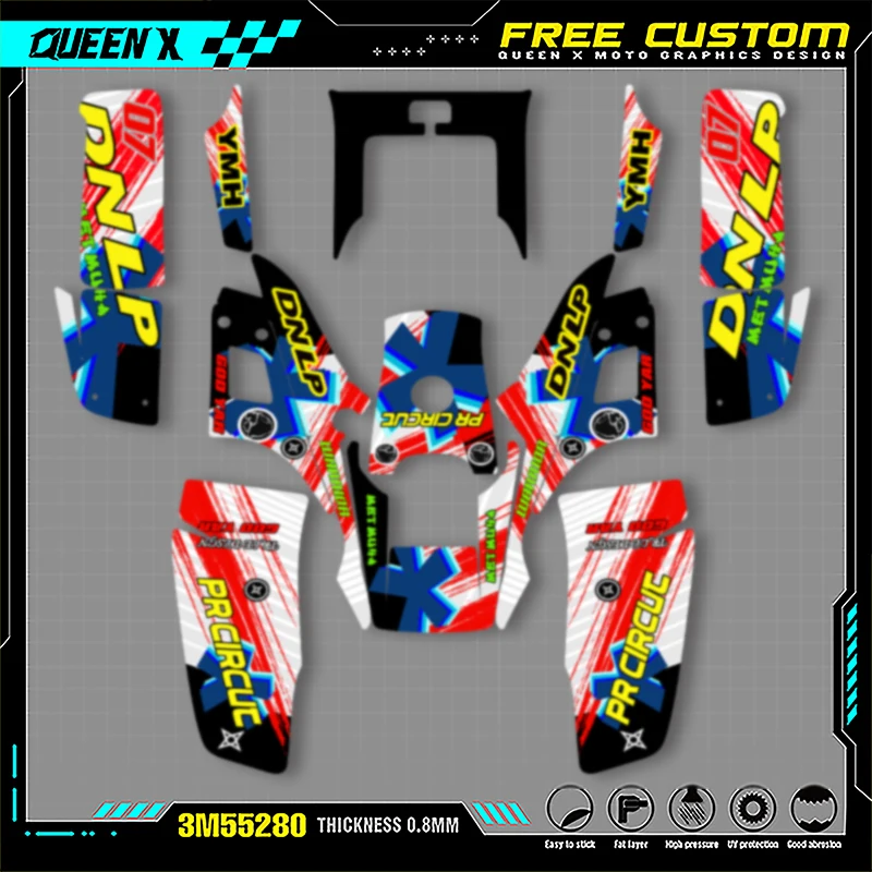 Queen X MOTOR For YAMAHA WARRIOR 350 Full Fairing Motorcycle Graphics Decals Stickers Kits 002
Queen X MOTOR For YAMAHA WARRIOR 350 Full Fairing Motorcycle Graphics Decals Stickers Kits 002