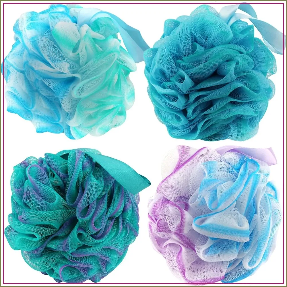 Large 70g Bath Sponges, 4 Pack Exfoliating Loofahs for Shower, Soft Mesh Body Scrubber for Women Men Kids
Large 70g Bath Sponges, 4 Pack Exfoliating Loofahs for Shower, Soft Mesh Body Scrubber for Women Men Kids