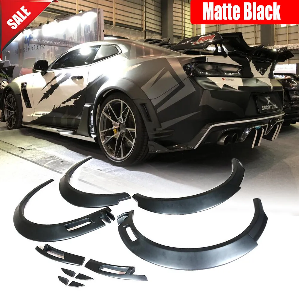 For Chevrolet Camaro 16UP Matte Fender Flares Extra Wide Body Wheel Arches 10PCS
For Chevrolet Camaro 16UP Matte Fender Flares Extra Wide Body Wheel Arches 10PCS