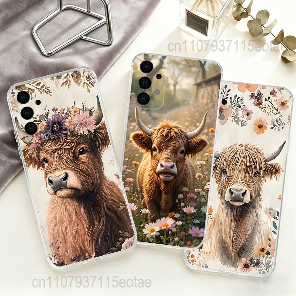 Animal Highland Cattle Cow Phone Case For Samsung S24,S25,S30,S23,S21,S22,S20,S10,5G,FE,lite,PIus,Ultra Clear Transparent Cover
Animal Highland Cattle Cow Phone Case For Samsung S24,S25,S30,S23,S21,S22,S20,S10,5G,FE,lite,PIus,Ultra Clear Transparent Cover