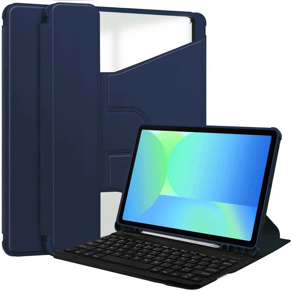 for Samsung Galaxy Tab S9 FE Case with Bluetooth Keyboard Rotate Stand Magnet Flip Sleeve Anti Drop Full Coverage with Pen Slot
for Samsung Galaxy Tab S9 FE Case with Bluetooth Keyboard Rotate Stand Magnet Flip Sleeve Anti Drop Full Coverage with Pen Slot