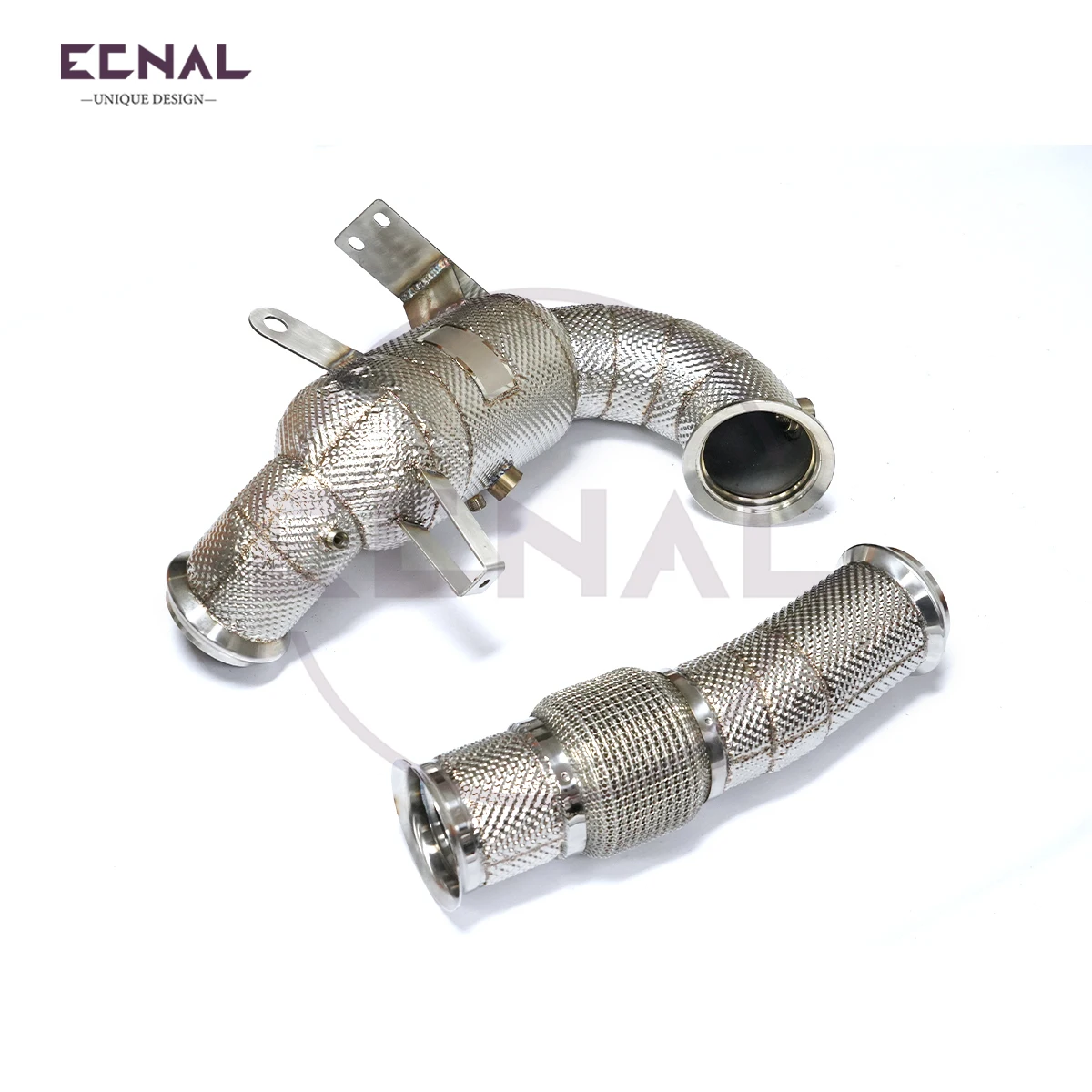Ecnal Exhaust Downpipe & Front Pipe for Mercedes Benz CLA45 GLA45 A45S W177 2.0T 2020+ Car Sport SS304 Exhaust System
Ecnal Exhaust Downpipe & Front Pipe for Mercedes Benz CLA45 GLA45 A45S W177 2.0T 2020+ Car Sport SS304 Exhaust System