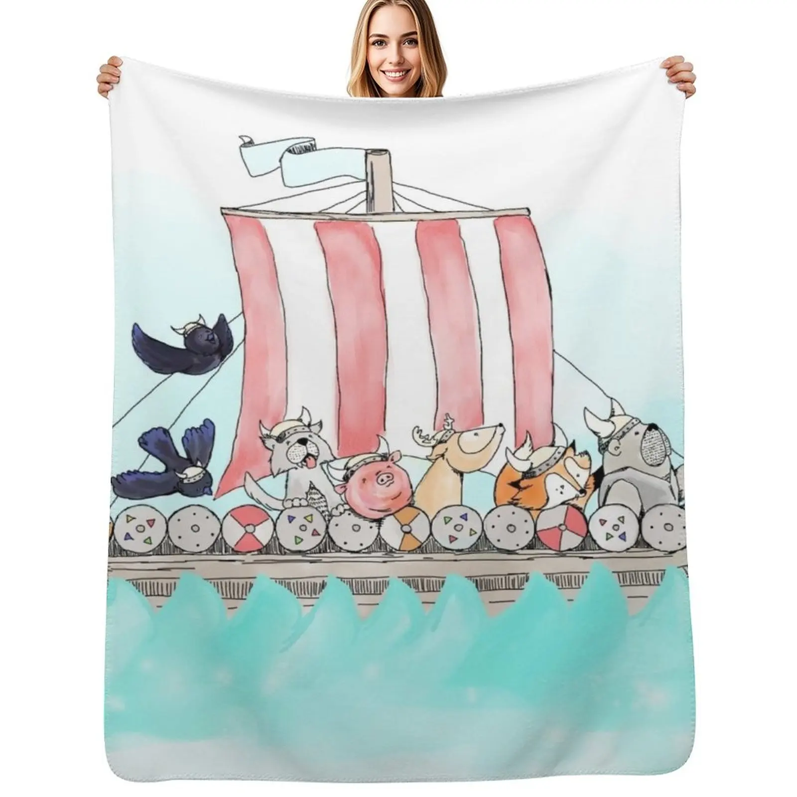 Viking Longship Blanket in Cardinal Red Throw Blanket Cozy Napping Blanket Gift for Mom Dad
Viking Longship Blanket in Cardinal Red Throw Blanket Cozy Napping Blanket Gift for Mom Dad