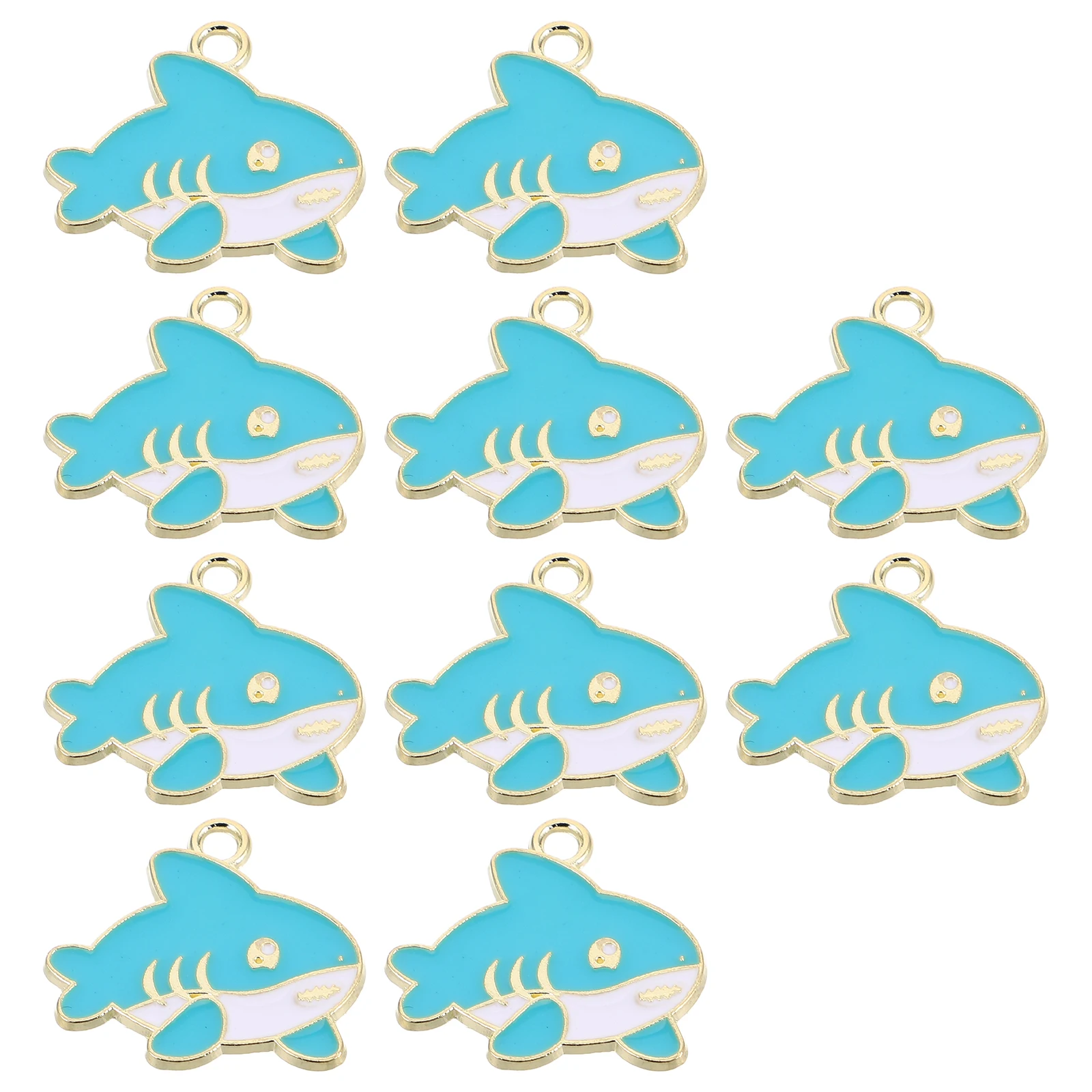 10pcs Shark Pendant Zinc Alloy Charm Blue Ocean Enamel Pendants for Bracelets Necklace Jewelry DIY Projects Gifts
10pcs Shark Pendant Zinc Alloy Charm Blue Ocean Enamel Pendants for Bracelets Necklace Jewelry DIY Projects Gifts