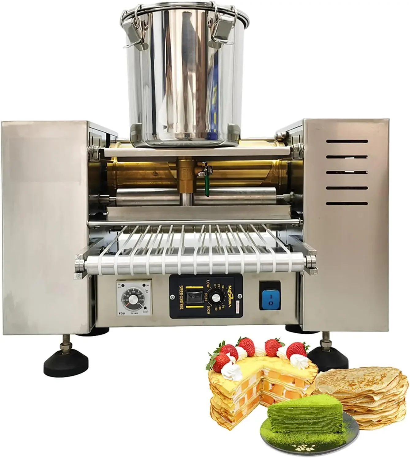 Автоматическая машина для производства пружинных рулетов Popiah Lumpia Wrapper Machine Injera Pancake Maker Машина для изготовления листов Samosa Chapati Former
Автоматическая машина для производства пружинных рулетов Popiah Lumpia Wrapper Machine Injera Pancake Maker Машина для изготовления листов Samosa Chapati Former