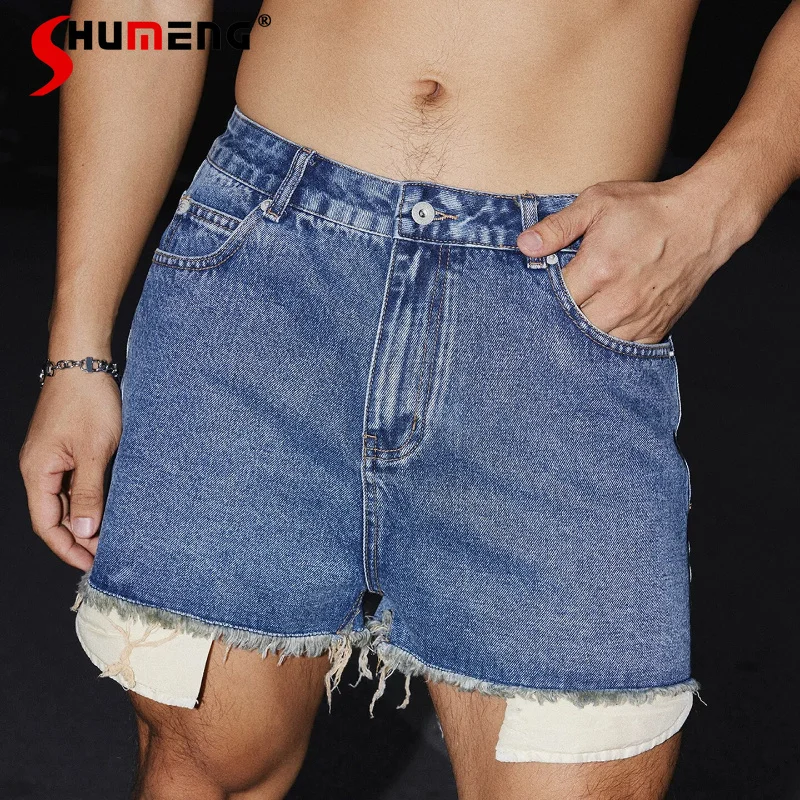 Men's 2026 Spring New Fashion Denim Shorts Trendy Comfort Straight Short Jeans Men's Stylish Simple Handsome Simple Short Pants
Men's 2026 Spring New Fashion Denim Shorts Trendy Comfort Straight Short Jeans Men's Stylish Simple Handsome Simple Short Pants