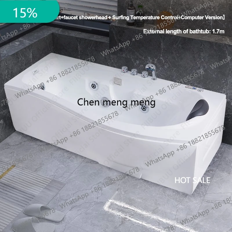 Acrylic Bathtub Strong Load-Bearing Capacity Tub, Enlarged And Widened, Multiple Sizes With Drain Premium Quality Construction L
Acrylic Bathtub Strong Load-Bearing Capacity Tub, Enlarged And Widened, Multiple Sizes With Drain Premium Quality Construction L