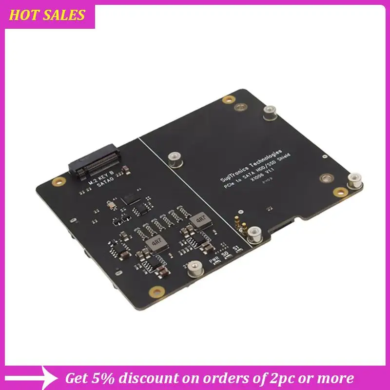 X1006 Pcie To 2.5Inch SATA SSD/HDD+M.2 2280 SSD Shield For Raspberry Pi 5 NOT Support Boot From SSD,Requisite
X1006 Pcie To 2.5Inch SATA SSD/HDD+M.2 2280 SSD Shield For Raspberry Pi 5 NOT Support Boot From SSD,Requisite