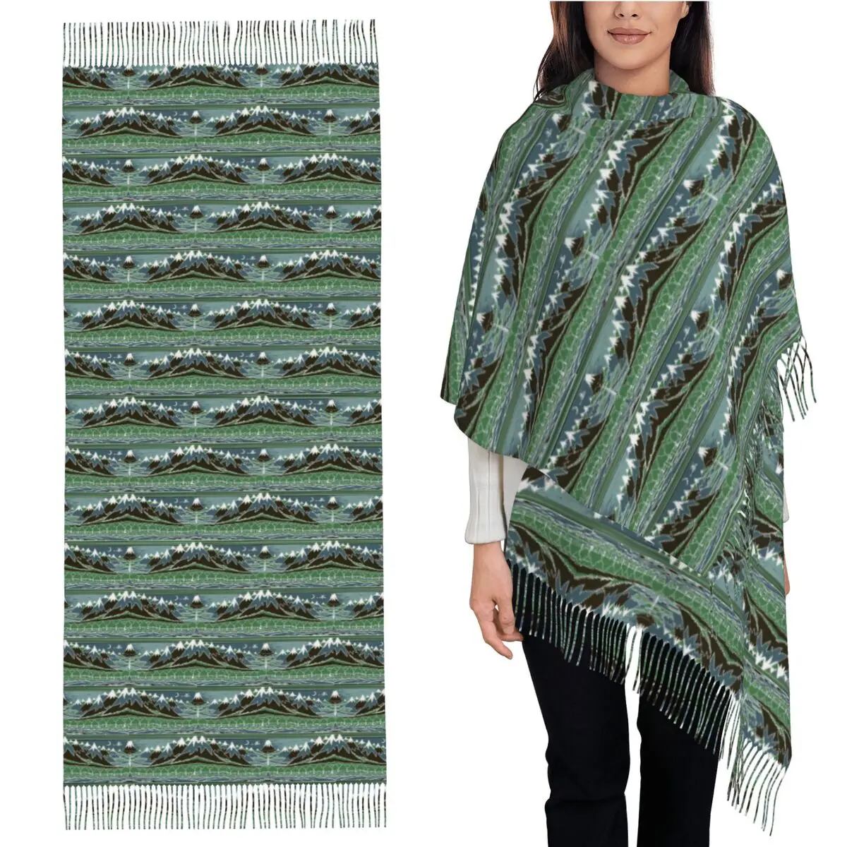 Forest Mountain Path In The Style Of J.R.R.Tolkien Scarf Tassel Scarves for Women Shawls and Wraps Long Fall Winter Shawl Wrap
Forest Mountain Path In The Style Of J.R.R.Tolkien Scarf Tassel Scarves for Women Shawls and Wraps Long Fall Winter Shawl Wrap