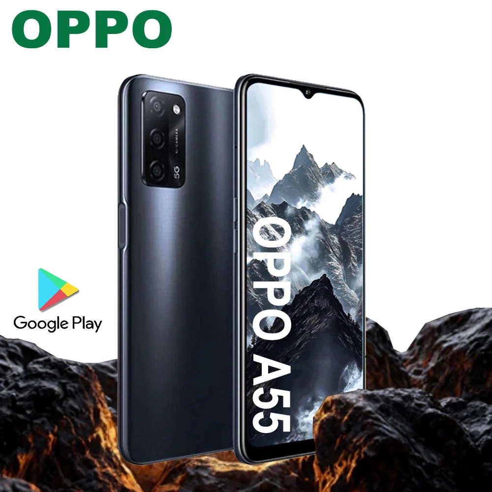 OPPO A55 5G fashion smart phone/dual Nano-SIM card supports Wi-Fi 5/Bluetooth 5.1 6.5-inch LCD water drop screen 8GB+256GB
OPPO A55 5G fashion smart phone/dual Nano-SIM card supports Wi-Fi 5/Bluetooth 5.1 6.5-inch LCD water drop screen 8GB+256GB