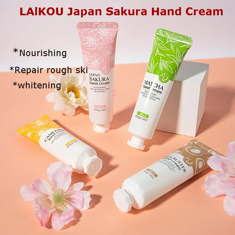 LAIKOU Sakura Hand Cream Winter Hand Skin Care Product Moisturizing Soften Skin Refreshing Hand Cream
LAIKOU Sakura Hand Cream Winter Hand Skin Care Product Moisturizing Soften Skin Refreshing Hand Cream