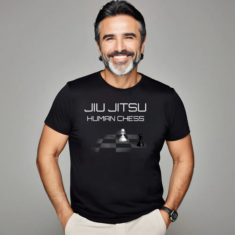 Print T-Shirt Retro O-Neck Human Chess Jiu Jitsu Shirt 100% Cotton Fabric Mens Tees Design Short Sleeve Tee Shirt
Print T-Shirt Retro O-Neck Human Chess Jiu Jitsu Shirt 100% Cotton Fabric Mens Tees Design Short Sleeve Tee Shirt