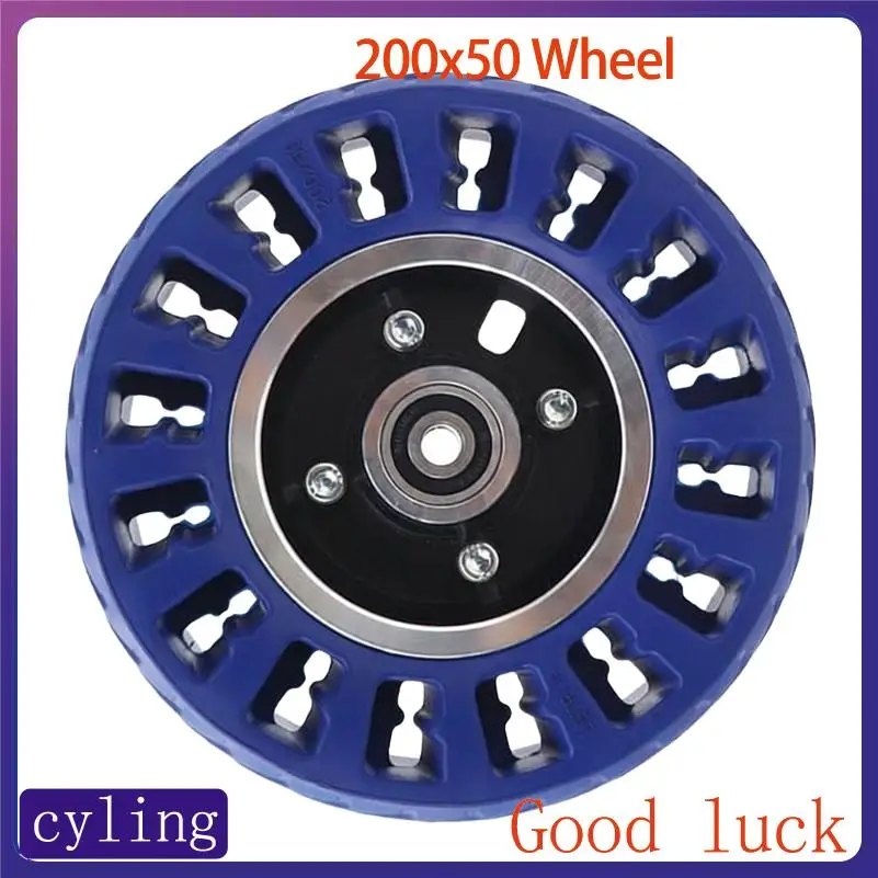 8-inch electric skateboard front wheel 200 * 50 explosion-proof solid tire 200x50 honeycomb solid tire assembly wheel
8-inch electric skateboard front wheel 200 * 50 explosion-proof solid tire 200x50 honeycomb solid tire assembly wheel