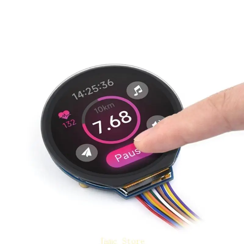 LX0B 3.3V 1.28 LCD -модуль дисплея, RGB 240x240 GC9A01 Драйвер интерфейс SPI 240x240 разрешение для дисплея прибора
LX0B 3.3V 1.28 LCD -модуль дисплея, RGB 240x240 GC9A01 Драйвер интерфейс SPI 240x240 разрешение для дисплея прибора