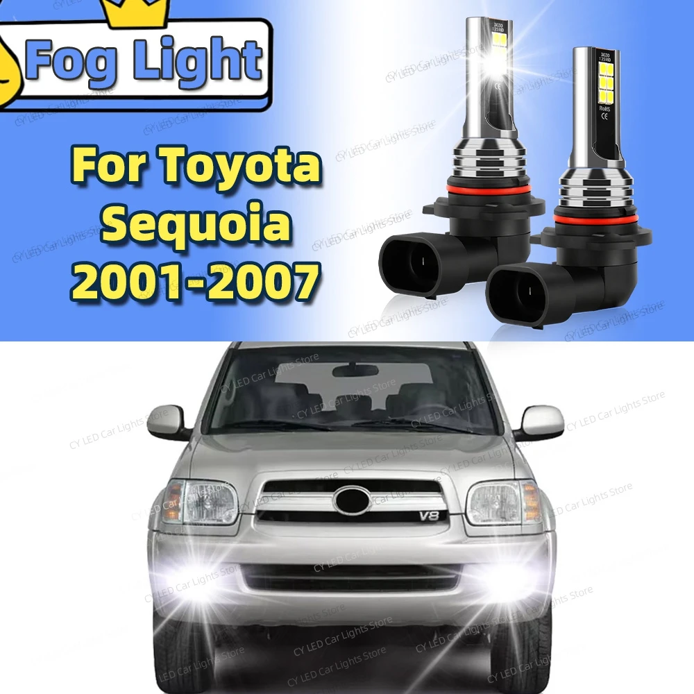 2Pcs LED Front Fog Light Lamp Car Bulbs 6000K For Toyota Sequoia 2001 2002 2003 2004 2005 2006 2007 Canbus Accessories Lamp
2Pcs LED Front Fog Light Lamp Car Bulbs 6000K For Toyota Sequoia 2001 2002 2003 2004 2005 2006 2007 Canbus Accessories Lamp