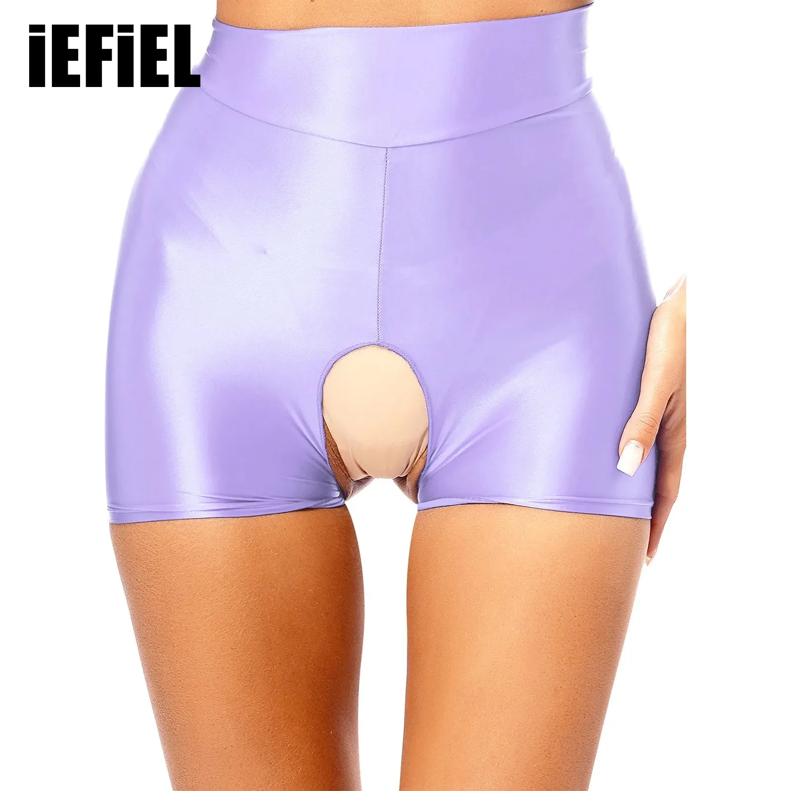 Sexy Glossy Shorts for Women Crotchless High Waist Boxer Underwear Tummy Control Stretchy Shapewear Lingerie for Gym Yoga
Sexy Glossy Shorts for Women Crotchless High Waist Boxer Underwear Tummy Control Stretchy Shapewear Lingerie for Gym Yoga