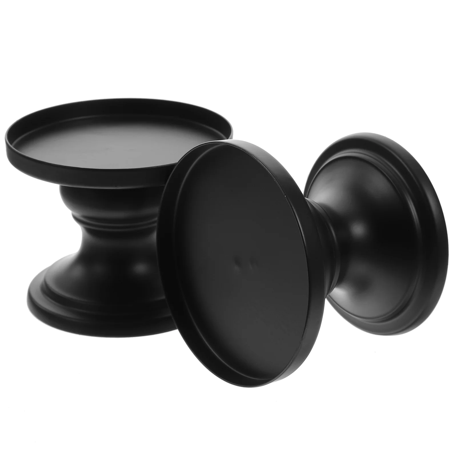 2 Pcs Rechargeable Batteries Candlestick Ornament Home Holder Party Black Tabletop Holders for Pillar Banquet
2 Pcs Rechargeable Batteries Candlestick Ornament Home Holder Party Black Tabletop Holders for Pillar Banquet