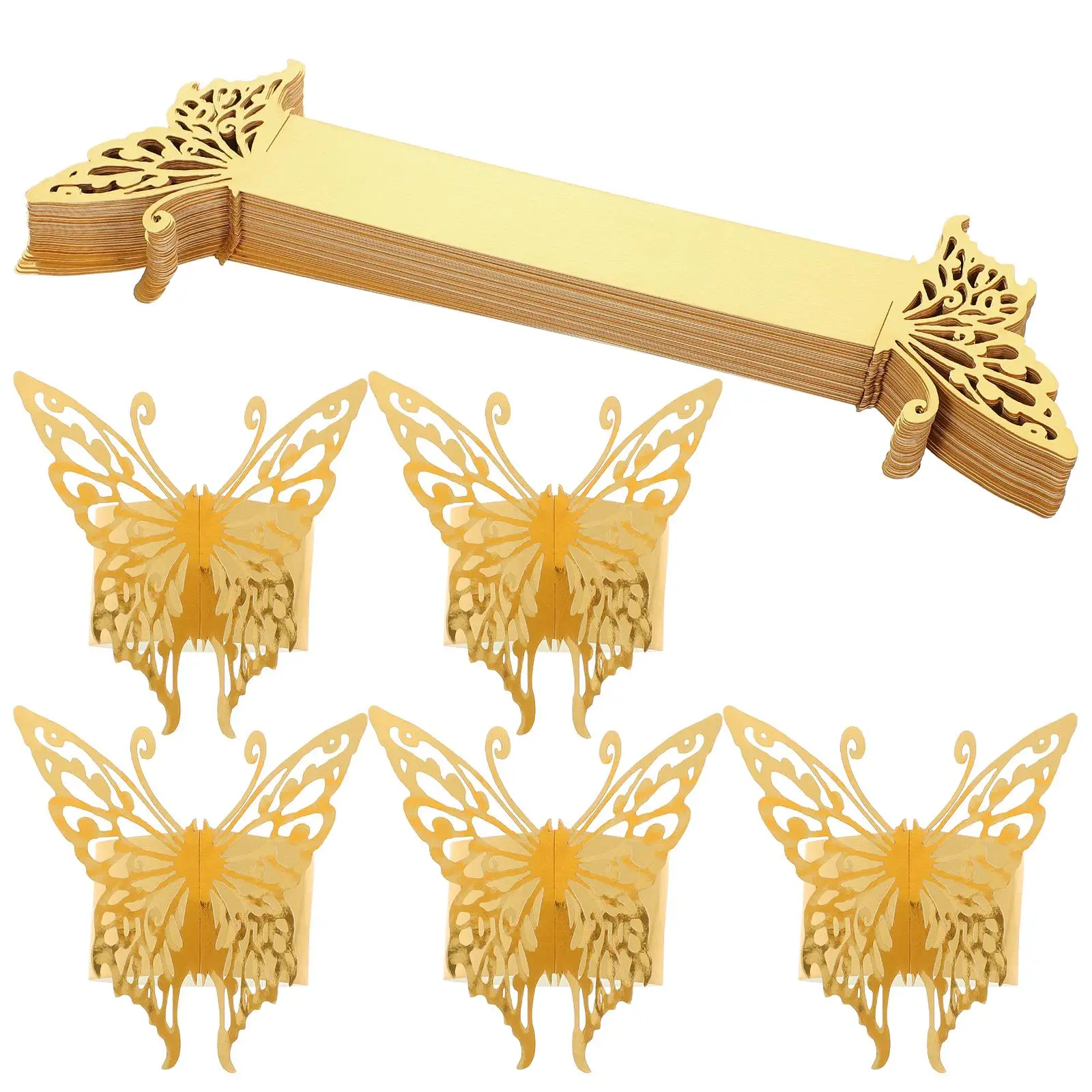 50 Pcs Napkin Rings Paper Towel Metal Butterfly Holder Reusable Creative Elegant Decorative Thanksgiving Serviette Ring
50 Pcs Napkin Rings Paper Towel Metal Butterfly Holder Reusable Creative Elegant Decorative Thanksgiving Serviette Ring