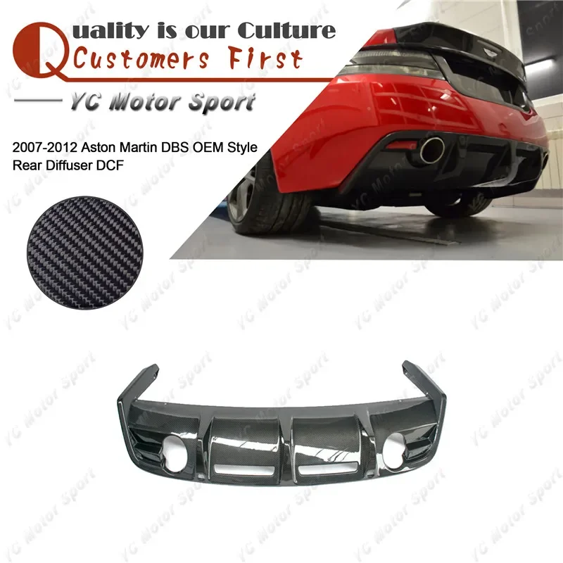 Car Accessories Dry Carbon Fiber OEM Style Rear Diffuser Fit For 2007-2012 Aston Martin DBS Rear Bumper Diffuser Lip
Car Accessories Dry Carbon Fiber OEM Style Rear Diffuser Fit For 2007-2012 Aston Martin DBS Rear Bumper Diffuser Lip