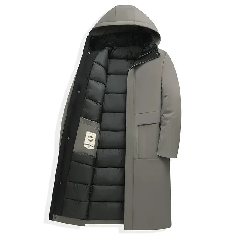 Parkas Men's Street Snow Cold-proof Men's Long Luxury Business Thickened Down Cotton Warm Hooded Padded Coat New Winter Jacket
Parkas Men's Street Snow Cold-proof Men's Long Luxury Business Thickened Down Cotton Warm Hooded Padded Coat New Winter Jacket