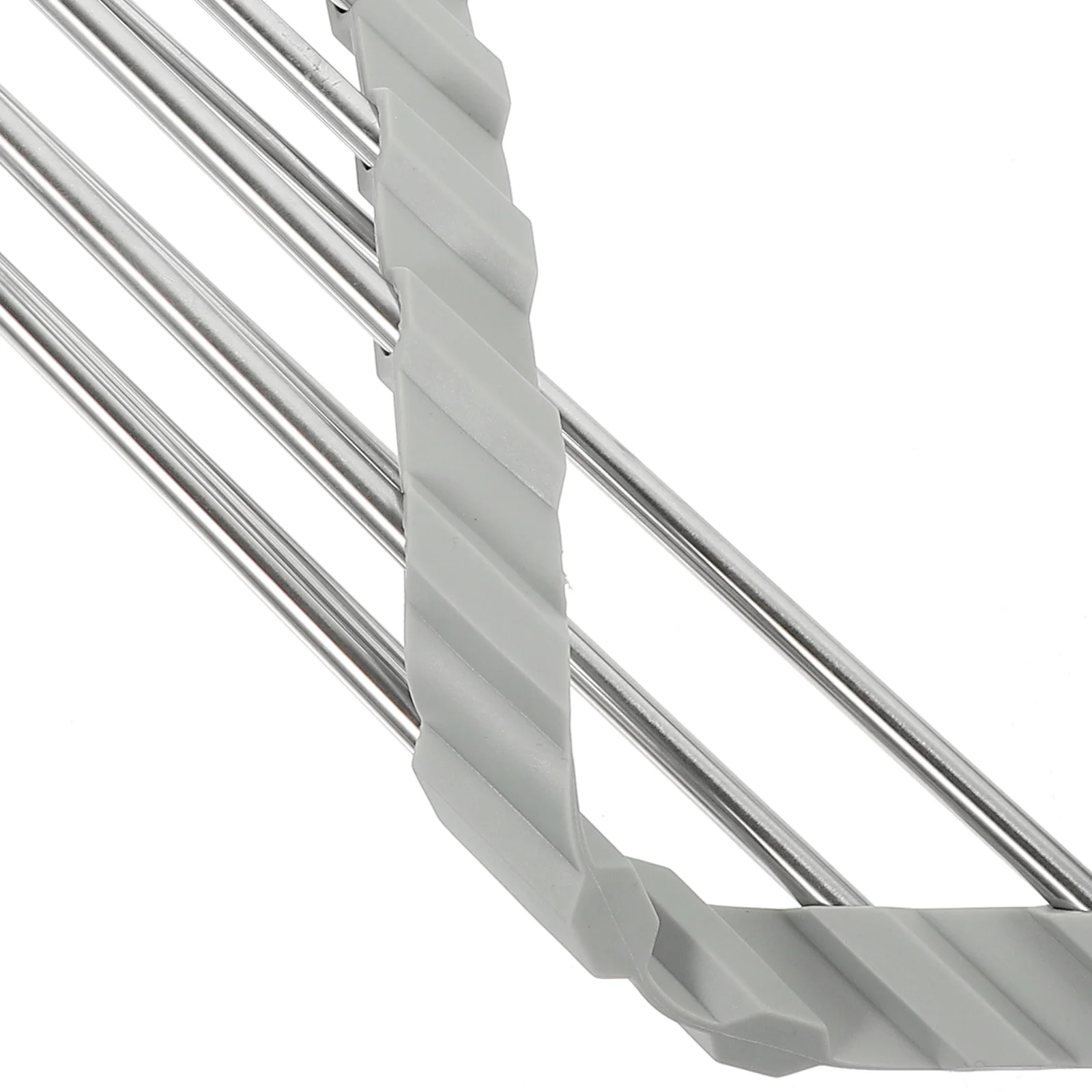 Stainless Steel Shelf Sink Storage Holder Basket Fruit Washing Kitchen Silica Gel Drain Triangular Rack Non Slip Edge Foldable
Stainless Steel Shelf Sink Storage Holder Basket Fruit Washing Kitchen Silica Gel Drain Triangular Rack Non Slip Edge Foldable