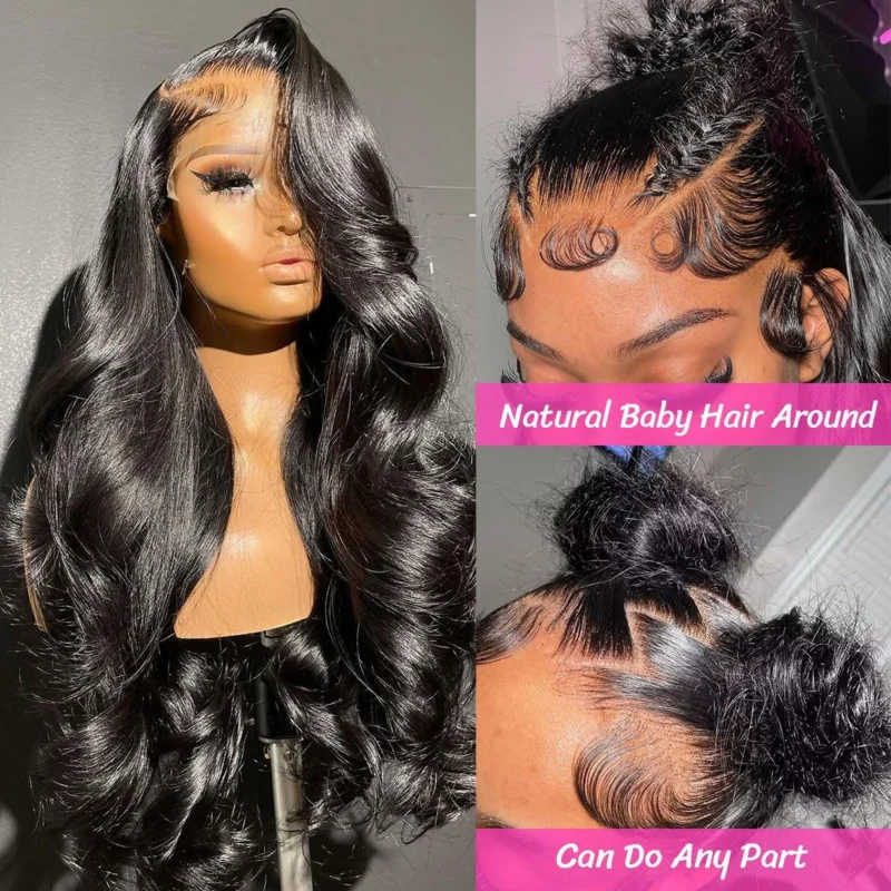 13*4 Lace Front Black Synthetic Hair Wig
13*4 Lace Front Black Synthetic Hair Wig