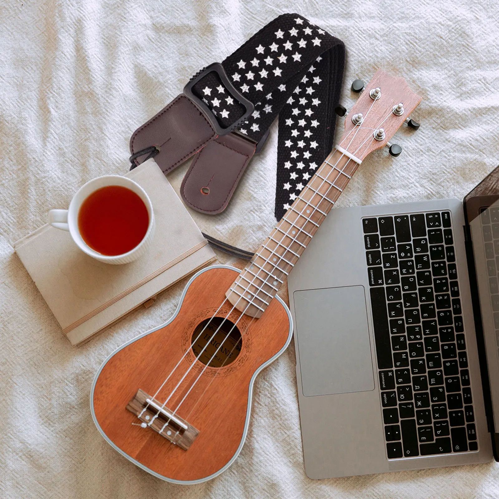 Adjustable Black Cotton Ukulele Strap Head Durable Musical Instrument Accessory Perfect for Playing Guitar Bass
Adjustable Black Cotton Ukulele Strap Head Durable Musical Instrument Accessory Perfect for Playing Guitar Bass