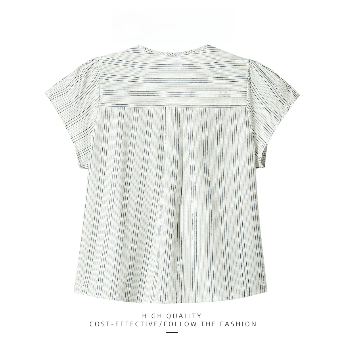 PAIXIANG Japanese Sle round Ne Striped irt Women's Summer New Design Base Layer irt Casual Loose Fit ort Sve
PAIXIANG Japanese Sle round Ne Striped irt Women's Summer New Design Base Layer irt Casual Loose Fit ort Sve