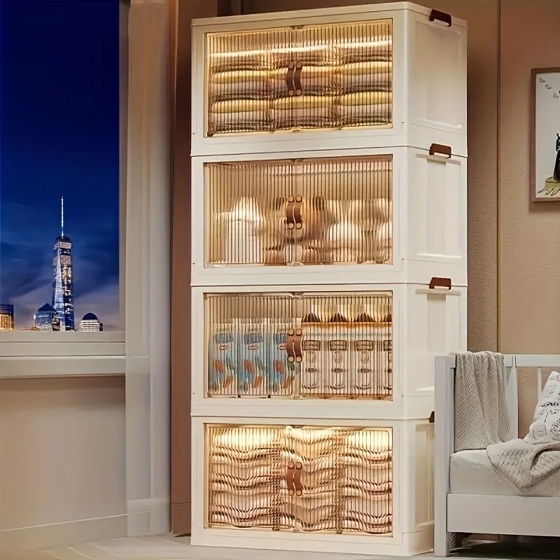 4/5 Floors Storage Cabinet, Household Clothing Storage Cabinet, Bedroom Organizer, Multifunctional Snack Rack, Folding Organizer
4/5 Floors Storage Cabinet, Household Clothing Storage Cabinet, Bedroom Organizer, Multifunctional Snack Rack, Folding Organizer