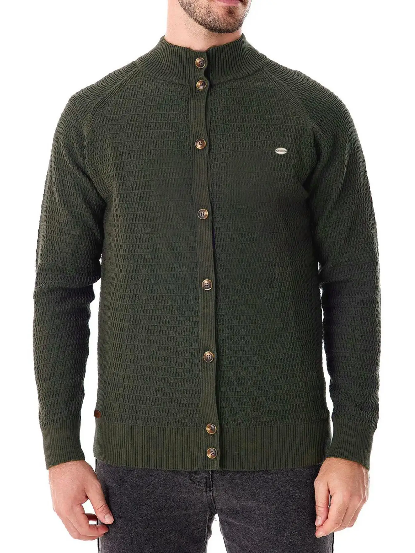2026 Knitted Mens High Quality Button Mock Neck Sweater for Men New Winter Fashion Designer Cardigans Men Men's Top
2026 Knitted Mens High Quality Button Mock Neck Sweater for Men New Winter Fashion Designer Cardigans Men Men's Top