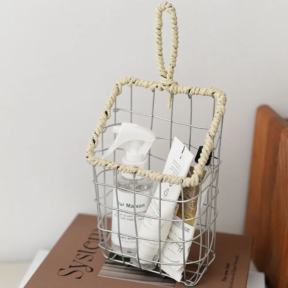 Подвесная корзина для хранения в скандинавском стиле, металлический кухонный настенный органайзер ручной работы, удобная компактная корзина для хранения в шкафу 
Подвесная корзина для хранения в скандинавском стиле, металлический кухонный настенный органайзер ручной работы, удобная компактная корзина для хранения в шкафу