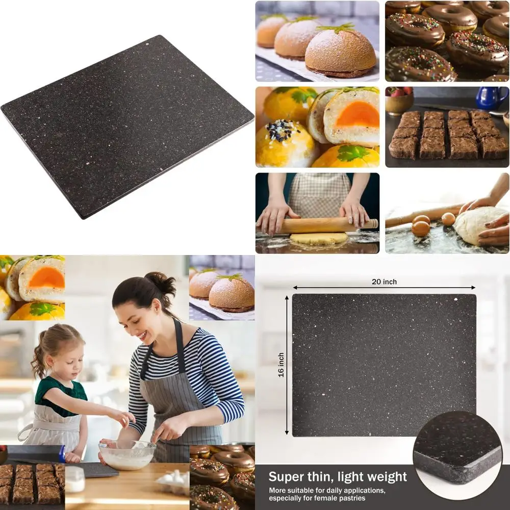 Large 20x16 Midnight Galaxy Granite Baking Slab, Ideal for Home Chefs, 13.2 lbs Butcher Block
Large 20x16 Midnight Galaxy Granite Baking Slab, Ideal for Home Chefs, 13.2 lbs Butcher Block